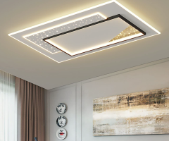 Moderne quadratische ultra-dünne Deckenlampe für Wohnzimmer