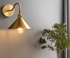 Goldene Retro-Wandleuchten: Elegante Beleuchtung für Ihr Zuhause