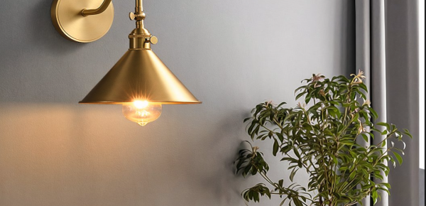 Goldene Retro-Wandleuchten: Elegante Beleuchtung für Ihr Zuhause