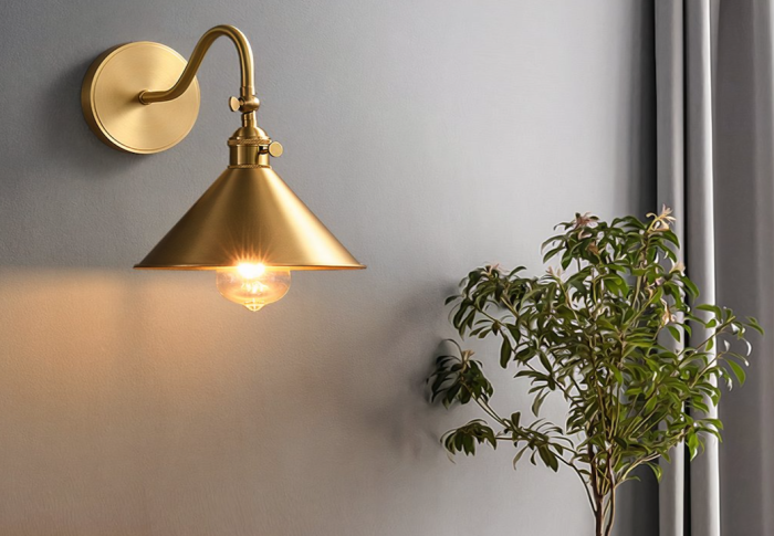 Goldene Retro-Wandleuchten: Elegante Beleuchtung für Ihr Zuhause