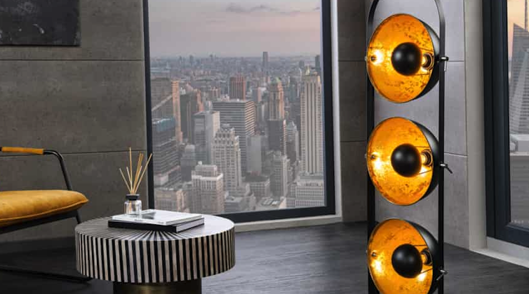 Industrielle freiliegende Schrauben-Stehlampe