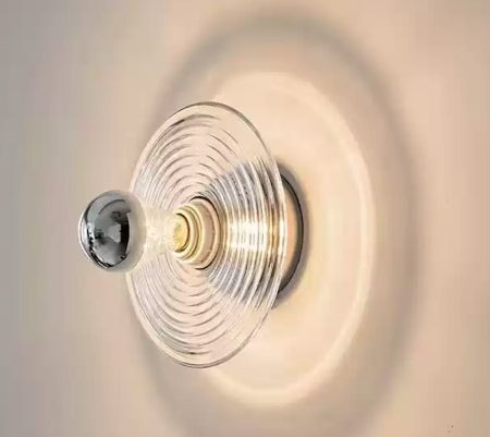 Veredeln Sie Ihr Wohnzimmer mit einer dekorativen Ätzglas-Wandlampe