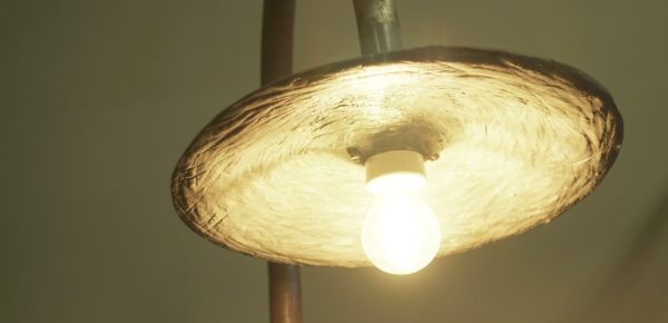 Neue chinesische Bambus-Stehlampe für Teeraum