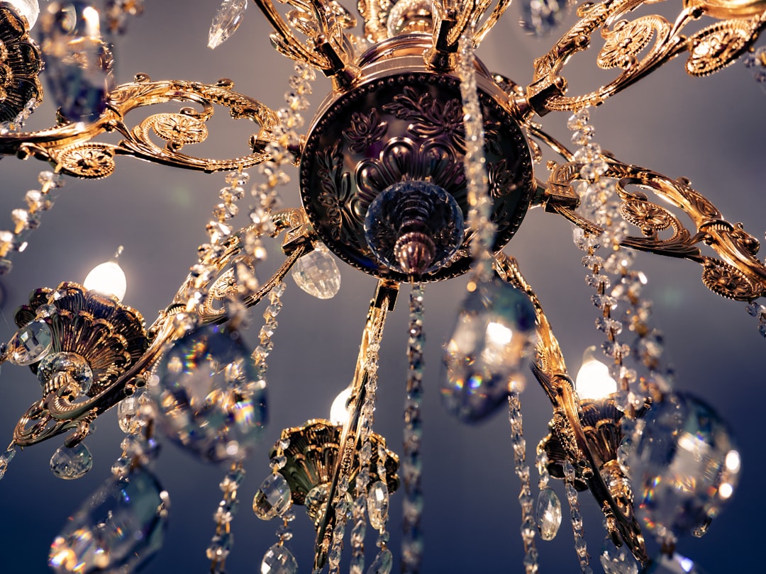 Photo vintage chandelier